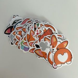 a bunch of corgi stickers!
